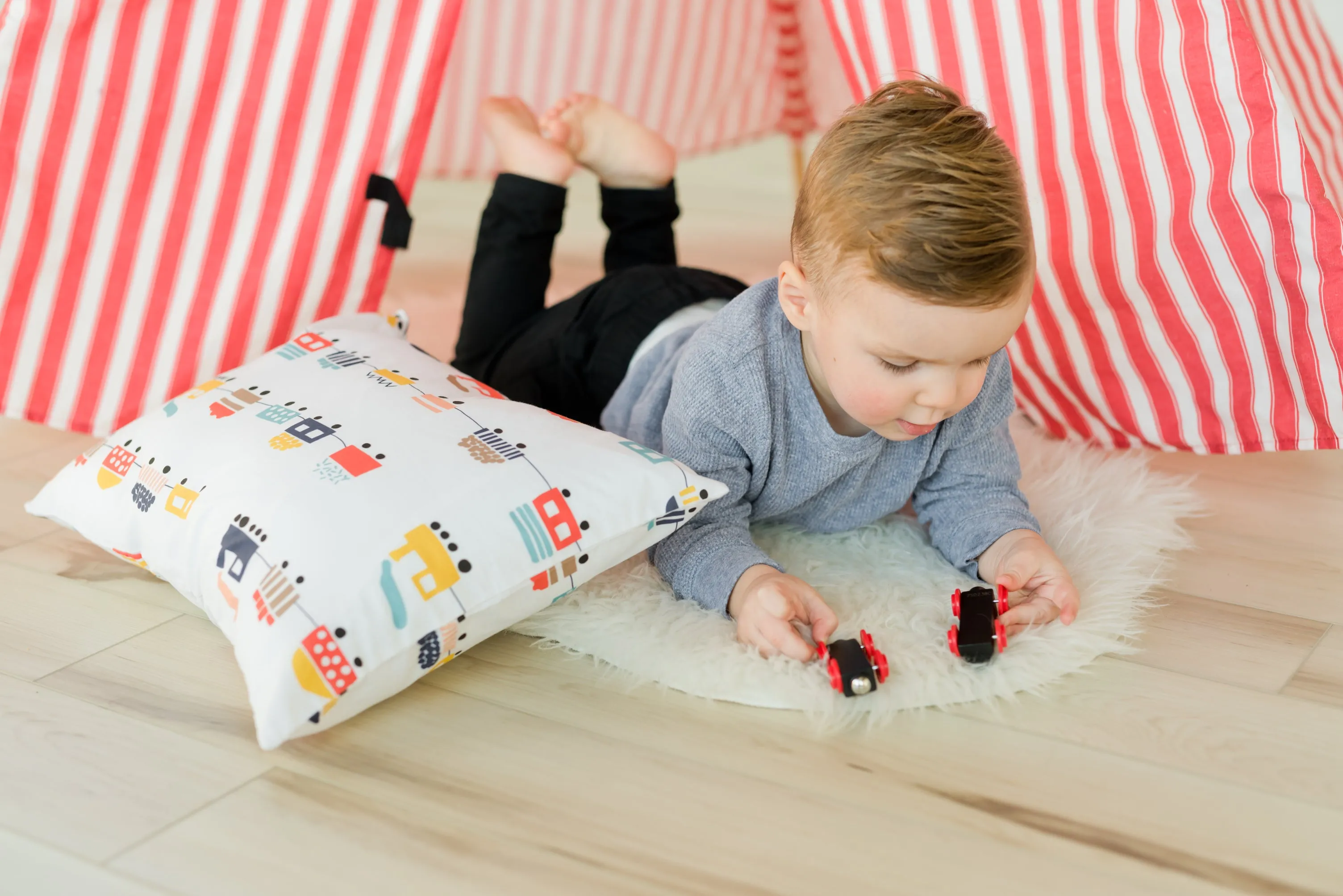 100% Cotton Toddler Pillowcase – Trains
