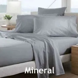 300TC Classic Percale European Pillowcase MINERAL by Sheridan
