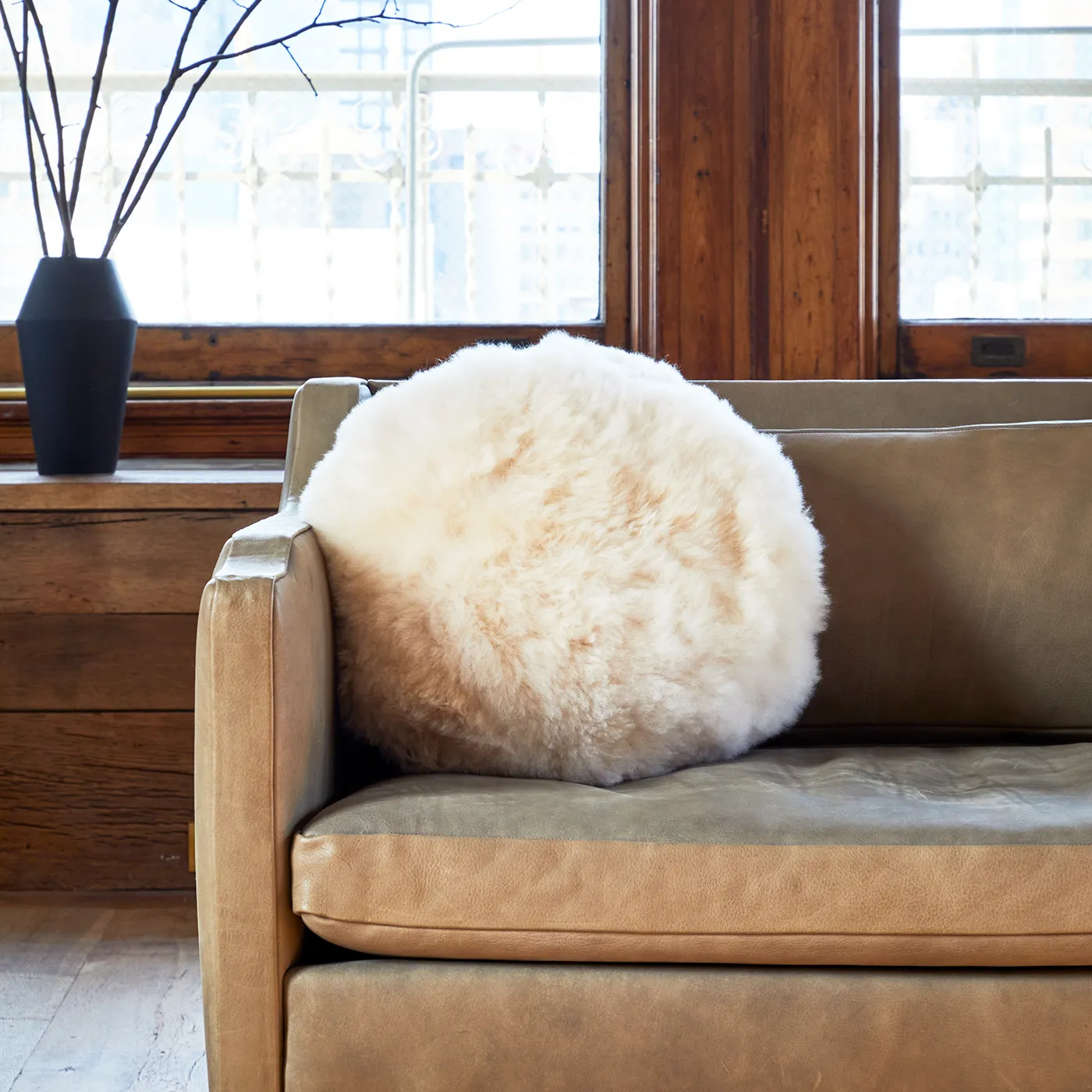 Alpaca Moon Pillow Crema