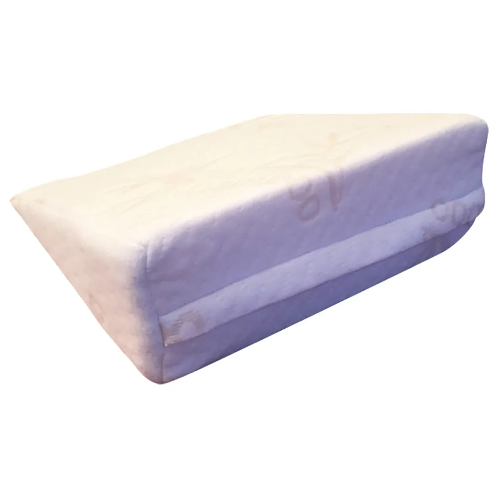 Baby Works Pregnancy Wedge With Bamboo Cover (White)