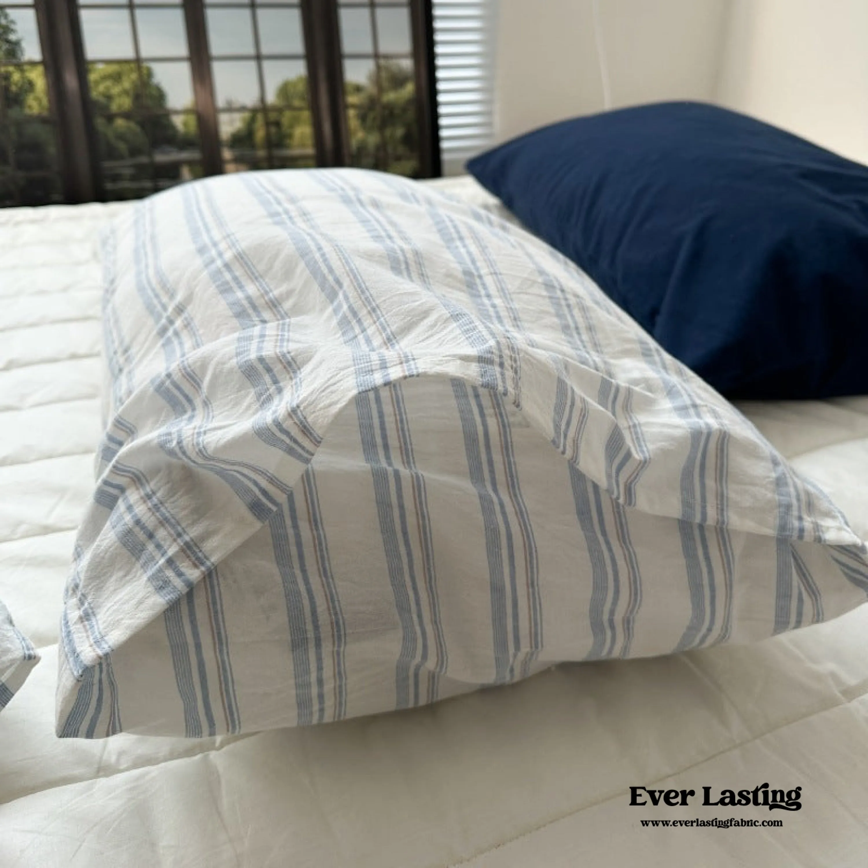 Breezy Stripe Washed Cotton Pillowcases