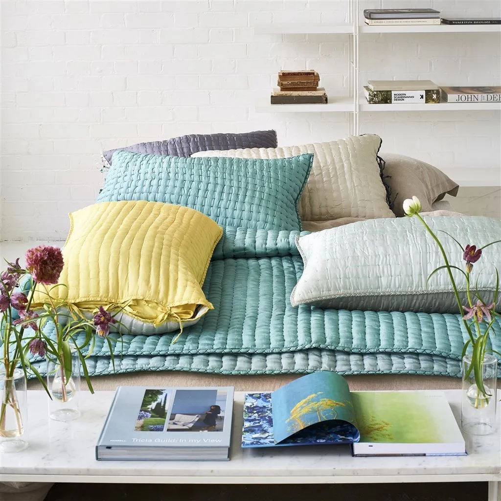 Chenevard Sky & Cloud Quilt by Designers Guild