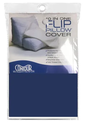 Navy Standard Contour Flip Pillow Case