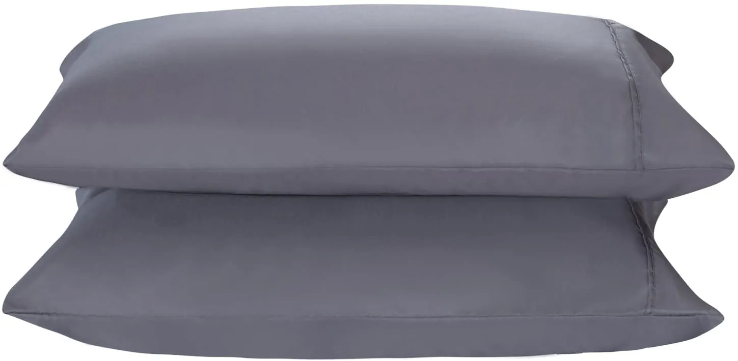 Envelope Closure End Easy Fit Soft Breathable Pillowcases Pack of 2