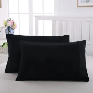 Envelope Closure End Easy Fit Soft Breathable Pillowcases Pack of 2
