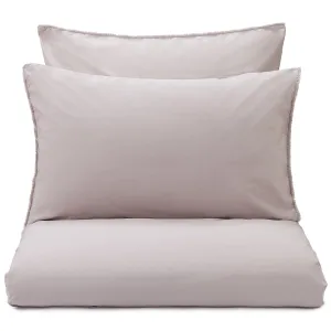 Fajao percale Bedding [Light mauve]