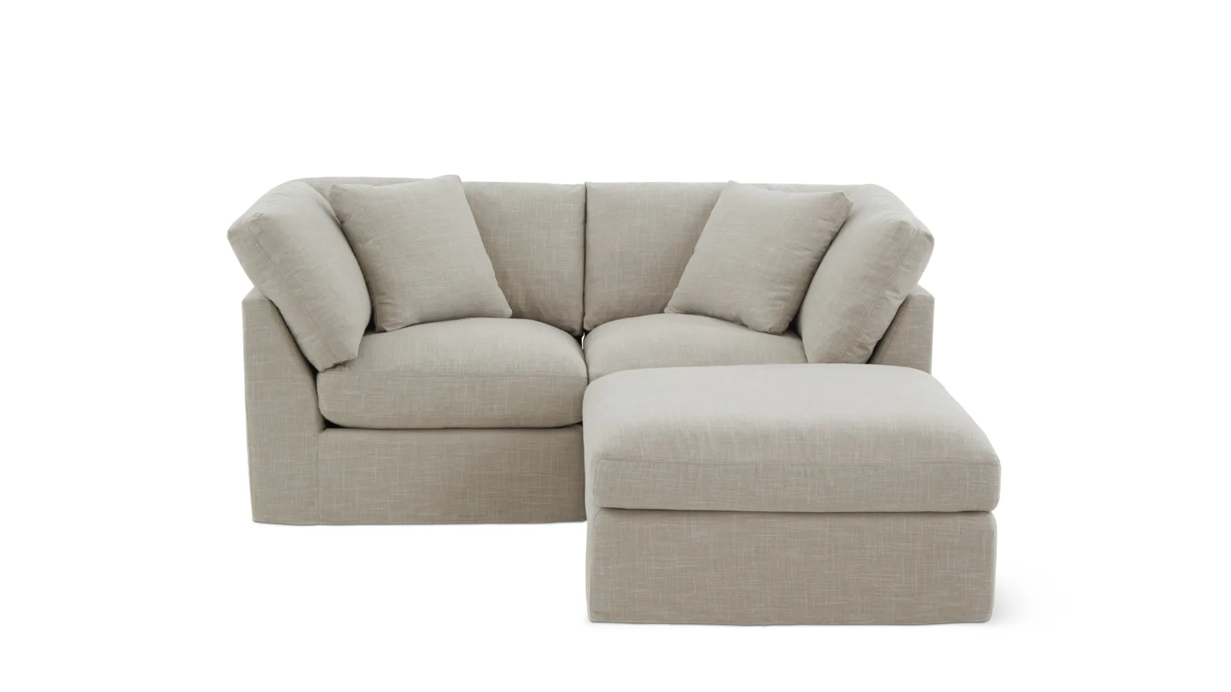 Get Together™ 3-Piece Modular Sectional, Standard, Light Pebble