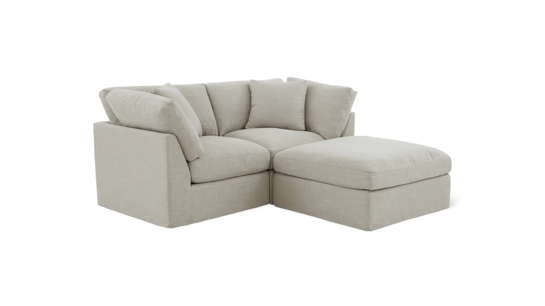 Get Together™ 3-Piece Modular Sectional, Standard, Light Pebble