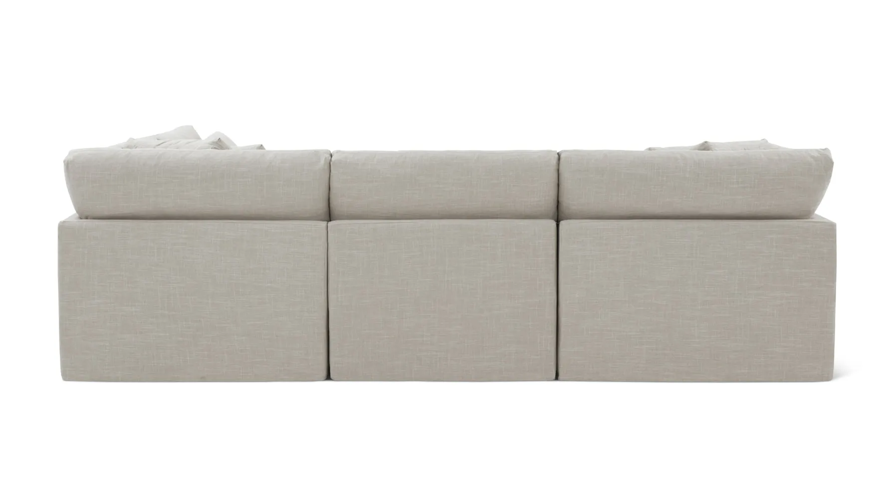 Get Together™ 4-Piece Modular Sectional, Large, Light Pebble