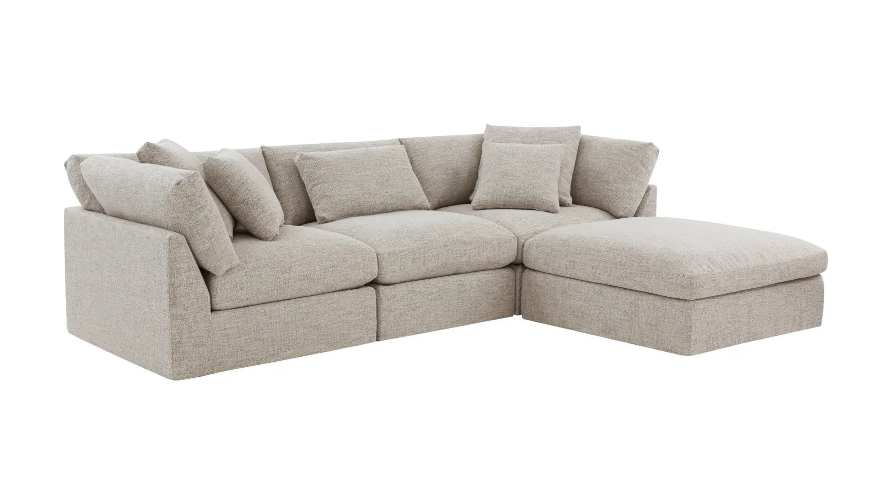 Get Together™ 4-Piece Modular Sectional, Large, Oatmeal