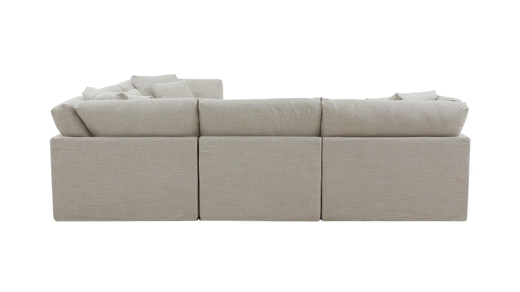 Get Together™ 5-Piece Modular Sectional Closed, Large, Light Pebble