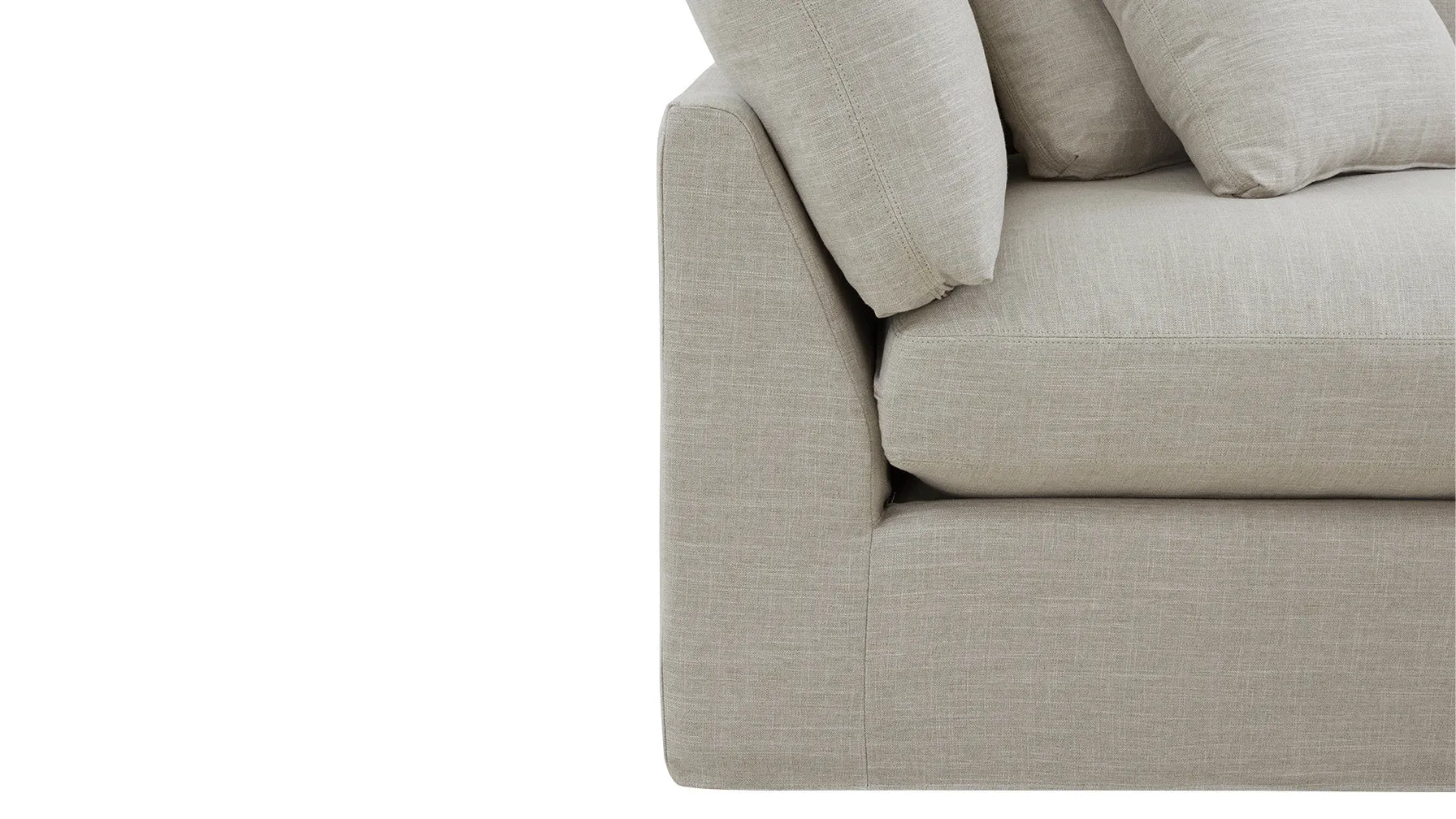 Get Together™ 5-Piece Modular Sectional Closed, Large, Light Pebble