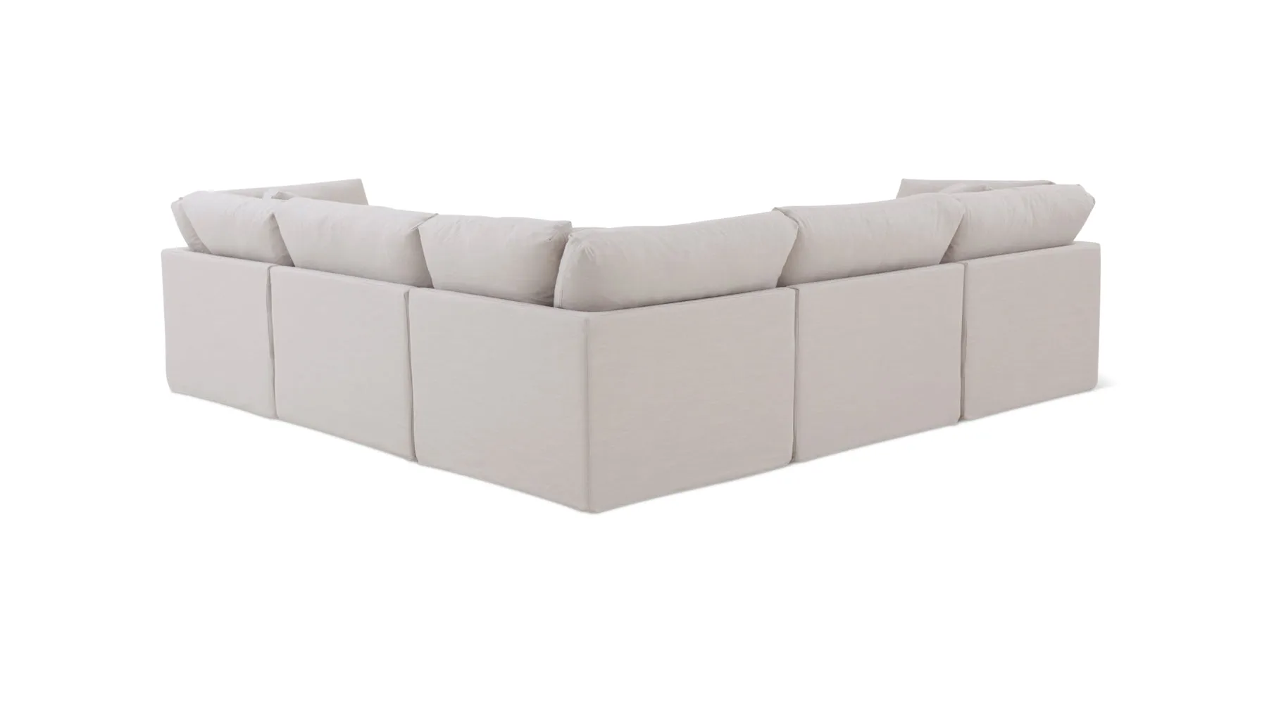 Get Together™ 5-Piece Modular Sectional Closed, Standard, Clay
