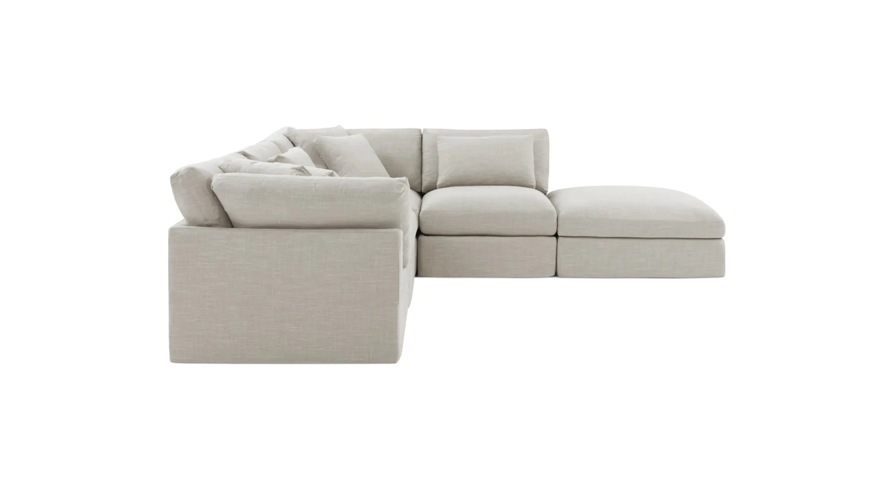 Get Together™ 5-Piece Modular Sectional, Large, Light Pebble