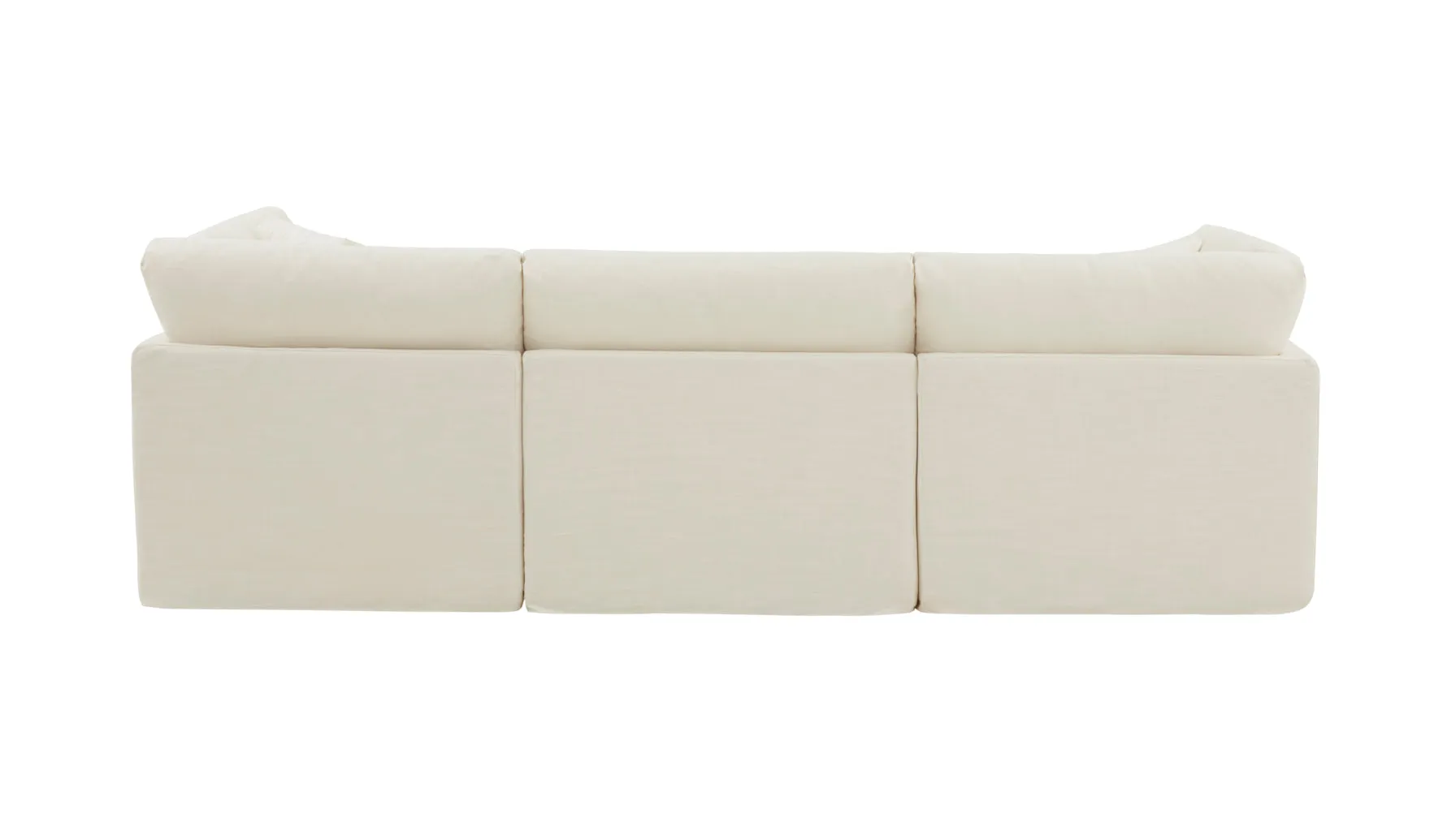 Get Together™ 5-Piece Modular Sectional, Standard, Cream Linen