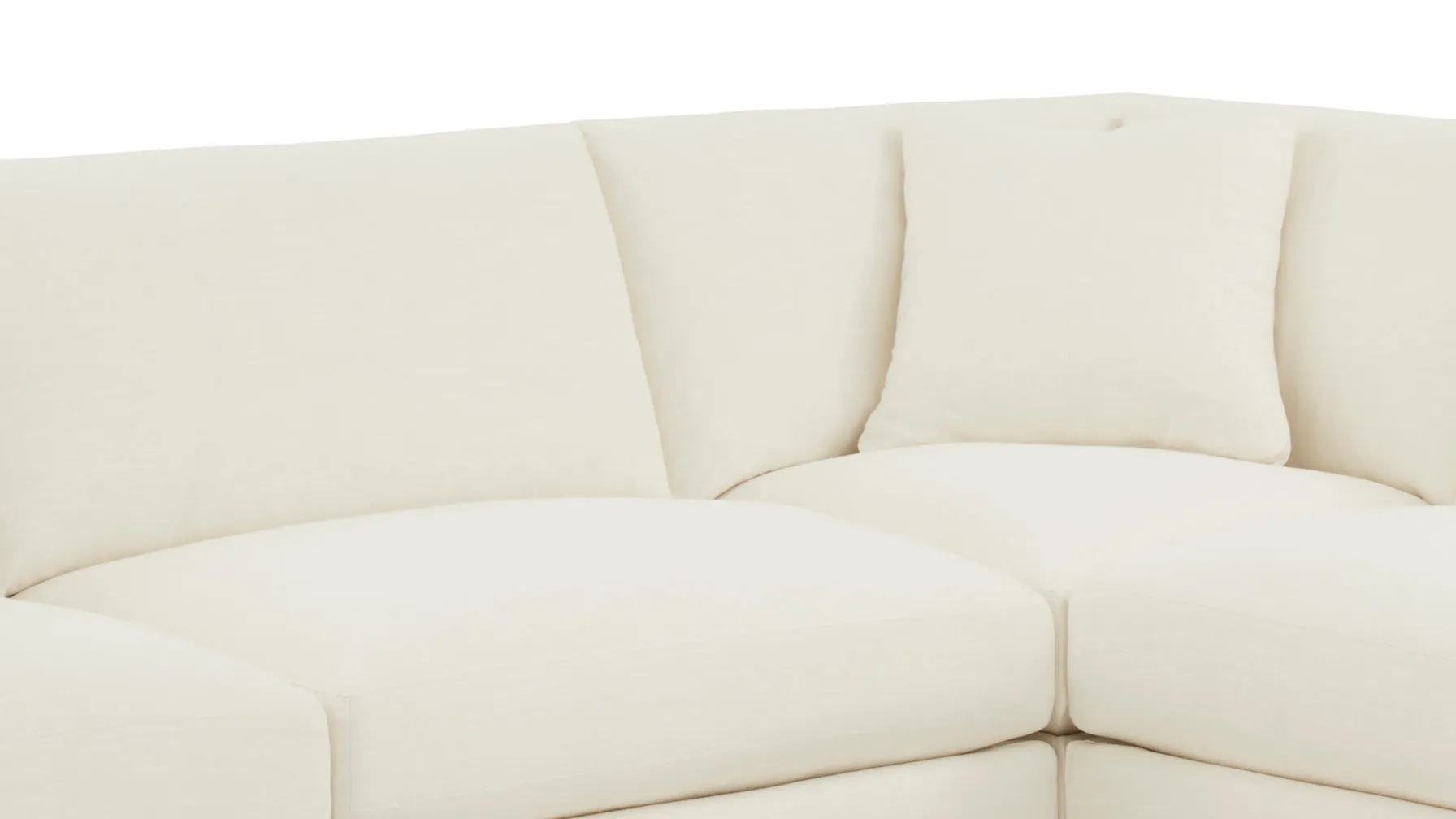 Get Together™ 5-Piece Modular Sectional, Standard, Cream Linen
