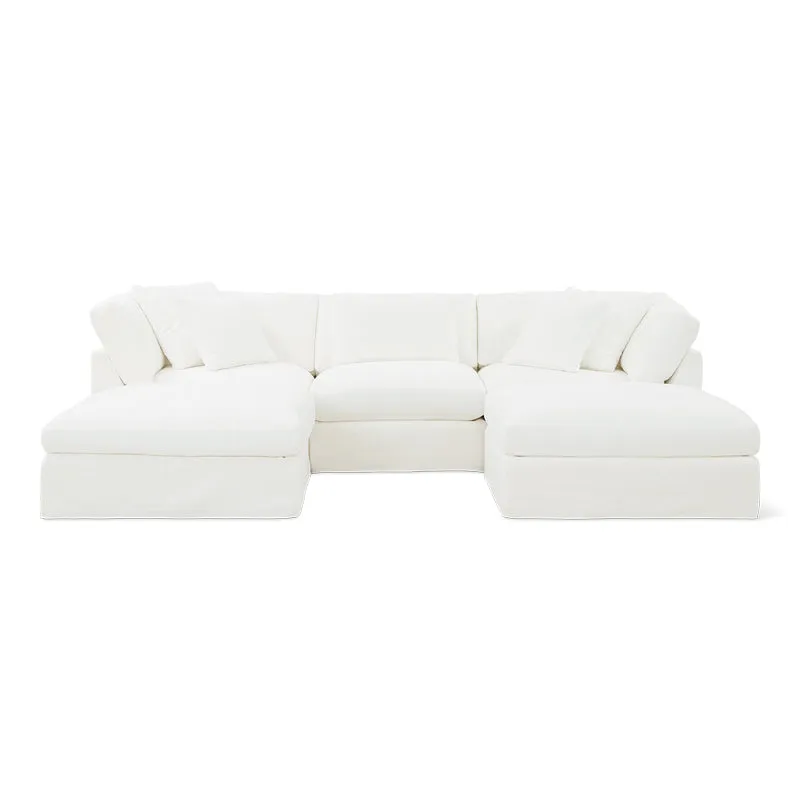Get Together™ 5-Piece Modular U-Shaped Sectional, Large, Sea Salt