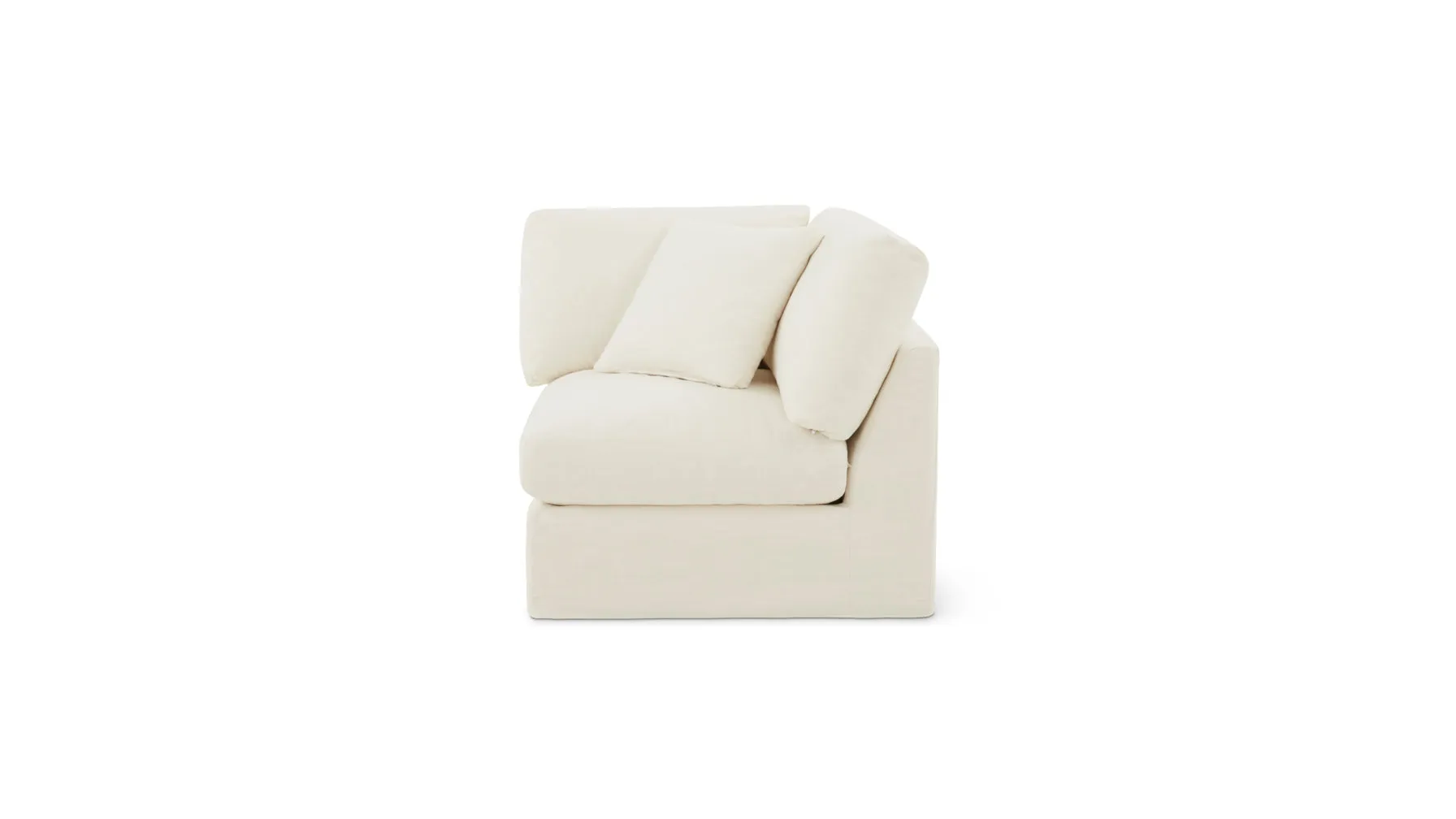 Get Together™ Corner Chair, Standard, Cream Linen