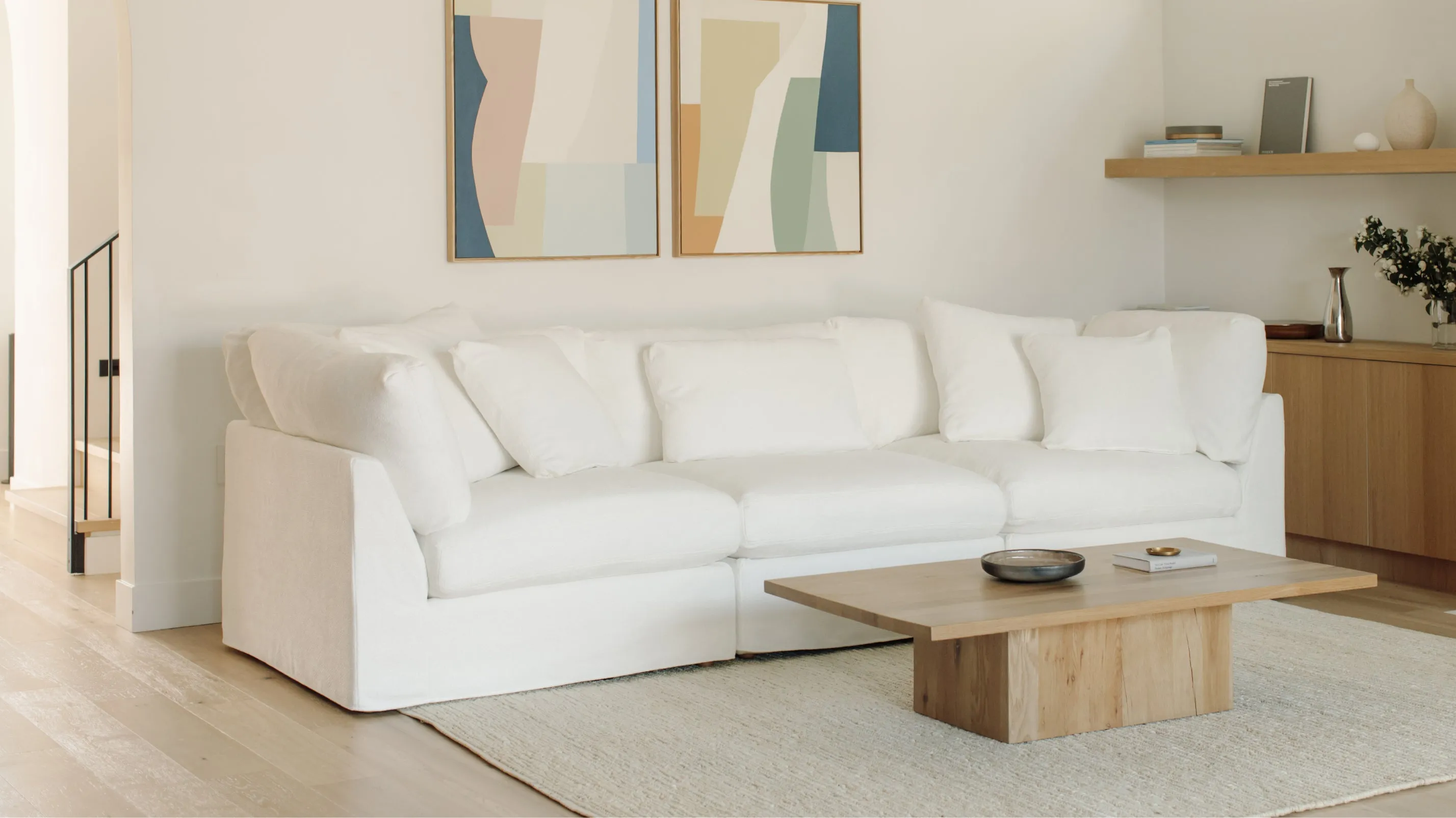 Get Together™ Corner Chair, Standard, Sea Salt