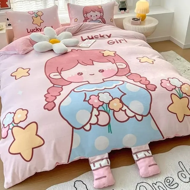 Kawaii Cute Pastel Bedding Set