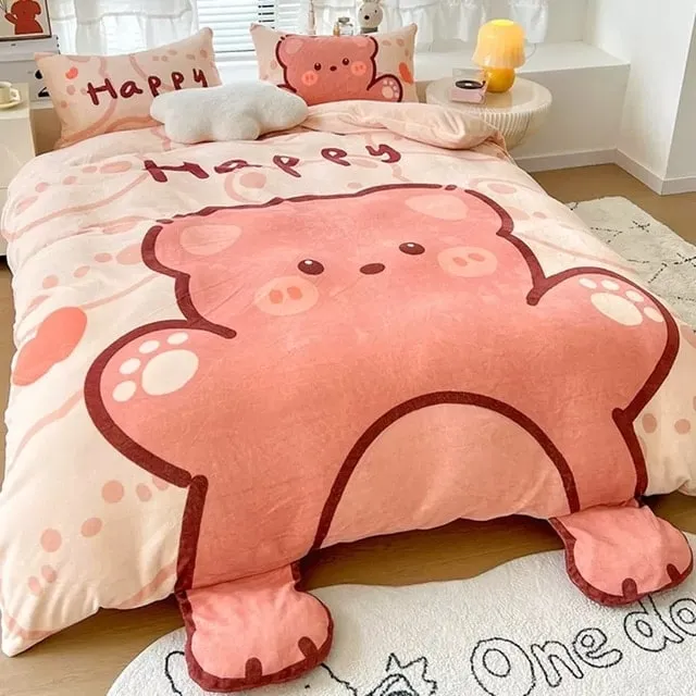 Kawaii Cute Pastel Bedding Set