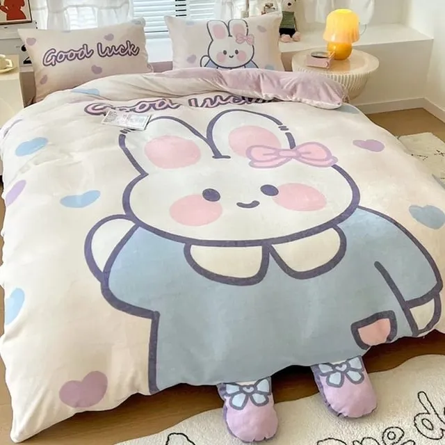 Kawaii Cute Pastel Bedding Set