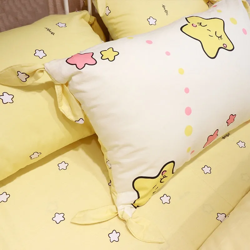 Kawaii Cute Star Bedding Set