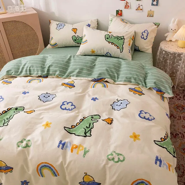 Kawaii Cute Star Bedding Set
