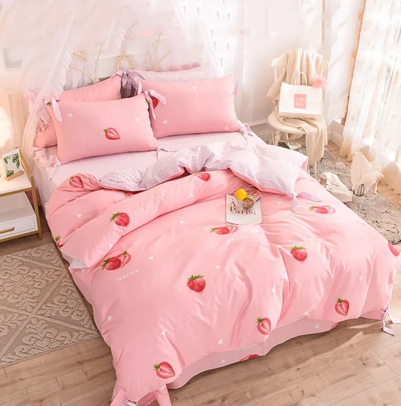 Kawaii Cute Star Bedding Set
