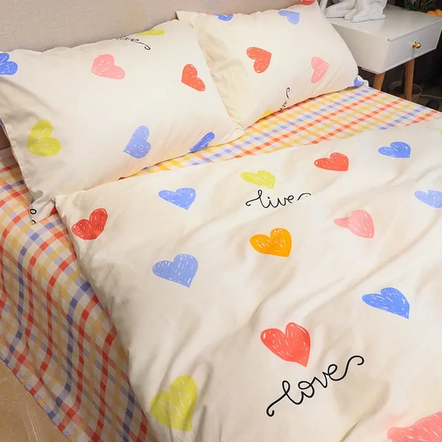Kawaii Cute Star Bedding Set