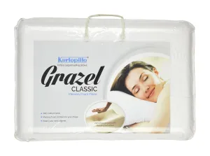 Kurl-On Memory Foam Pillow, Single, White, 1 Piece.