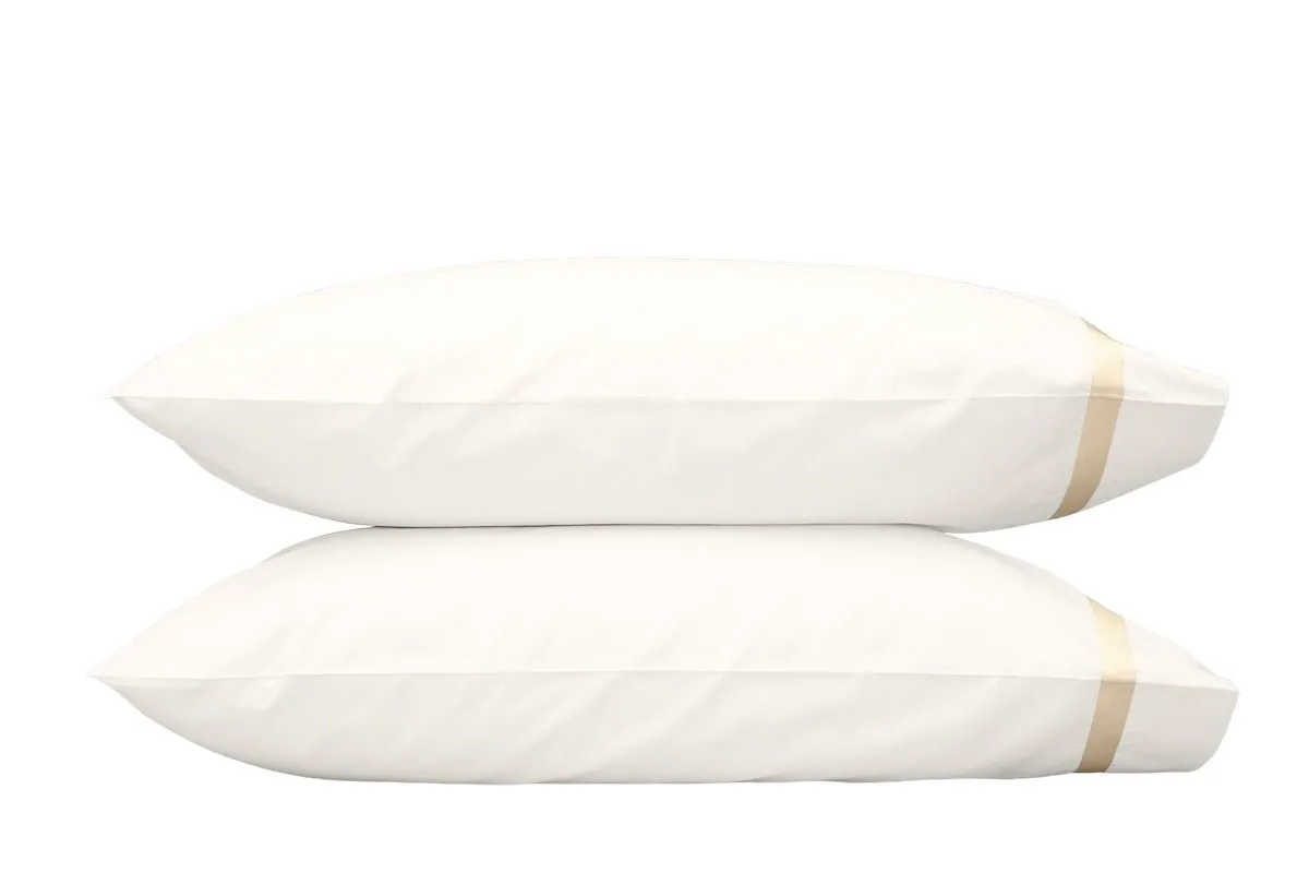 Lowell Champagne on Ivory Bedding