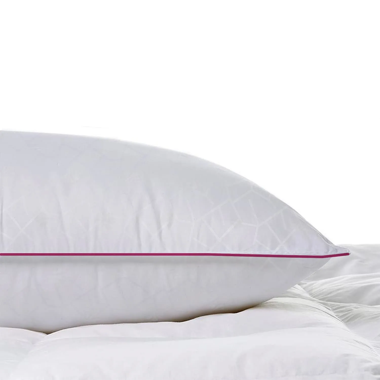 MEDISLEEP Microfiber Bed Pillow for Sleeping | Hollow Fibre Pillow Size ? 17 X 27 X 5 Inches (250 GSM) (Pack of 1) (Pack of 1)
