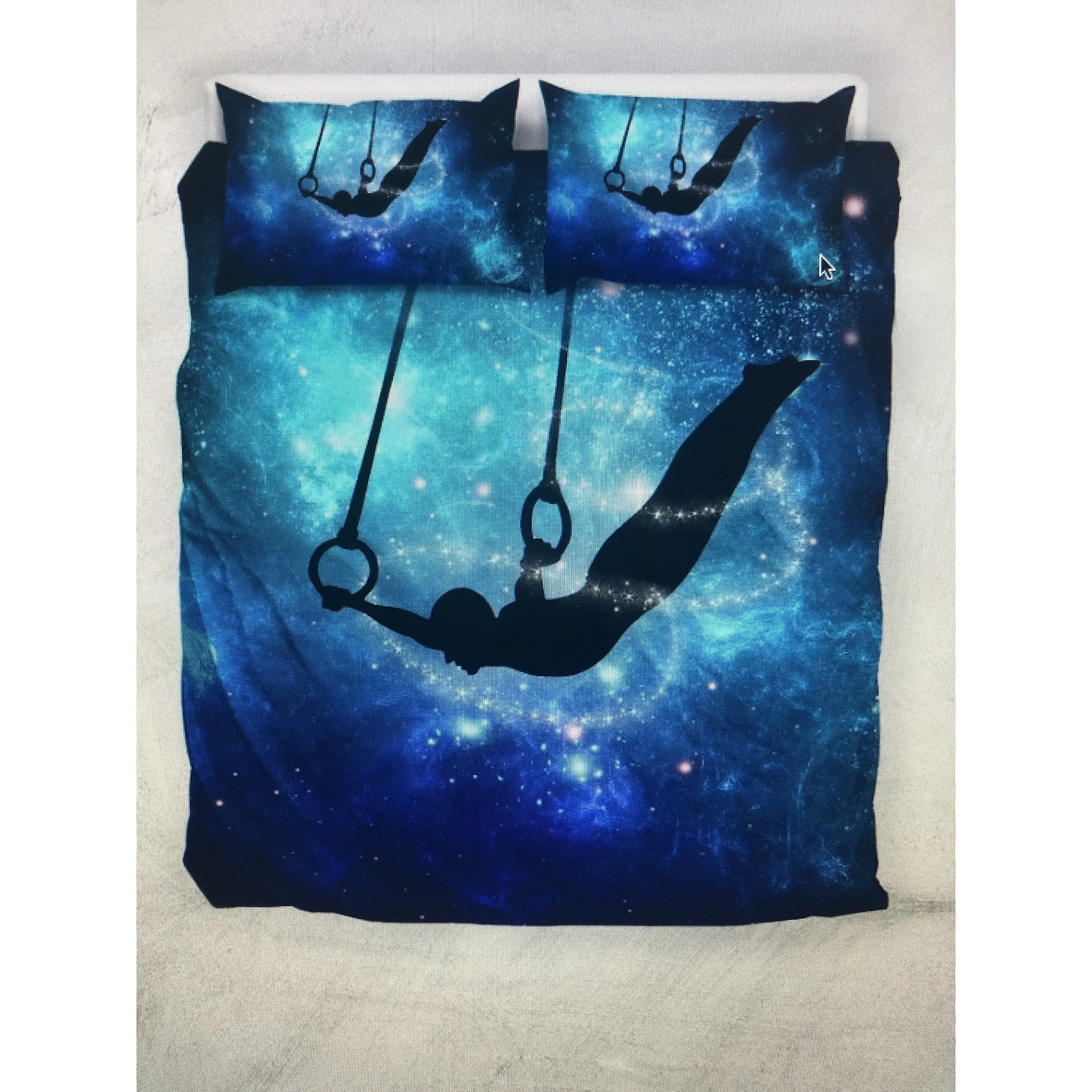 Men’s Gymnastics Galaxy Bed Covers