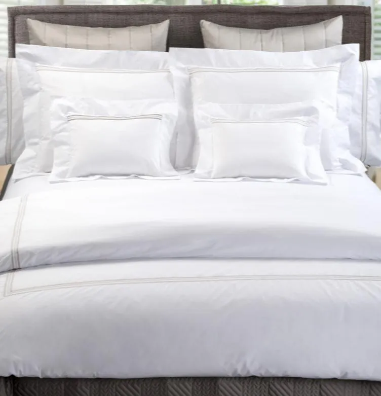 Mirko Embroidery on Sateen by Dea Linens