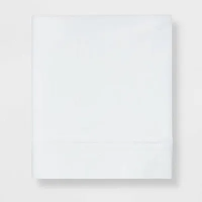 Open Box - California King 400 Thread Count Performance Flat Sheet White - Threshold