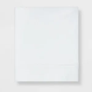 Open Box - California King 400 Thread Count Performance Flat Sheet White - Threshold