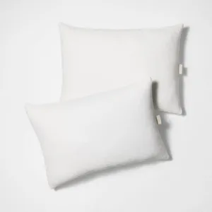 Open Box Standard/Queen 2pk Memory Foam and Down Alternative Bed Pillows - Casaluna