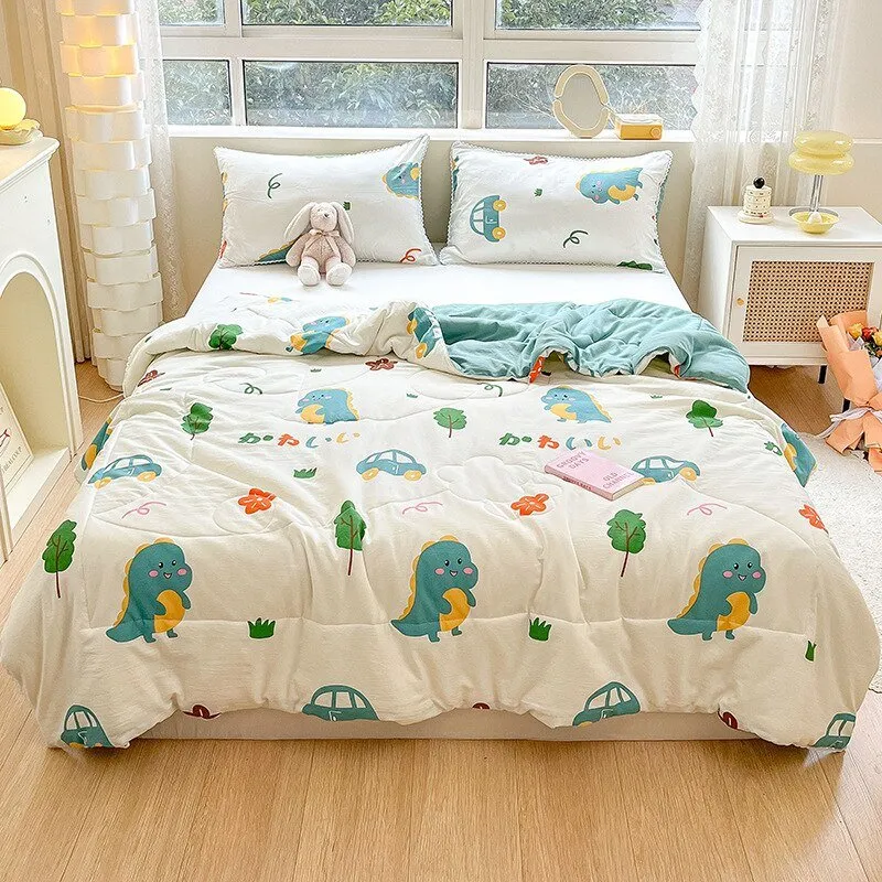 Orange Lace Summer Quilt for Kids and Adults