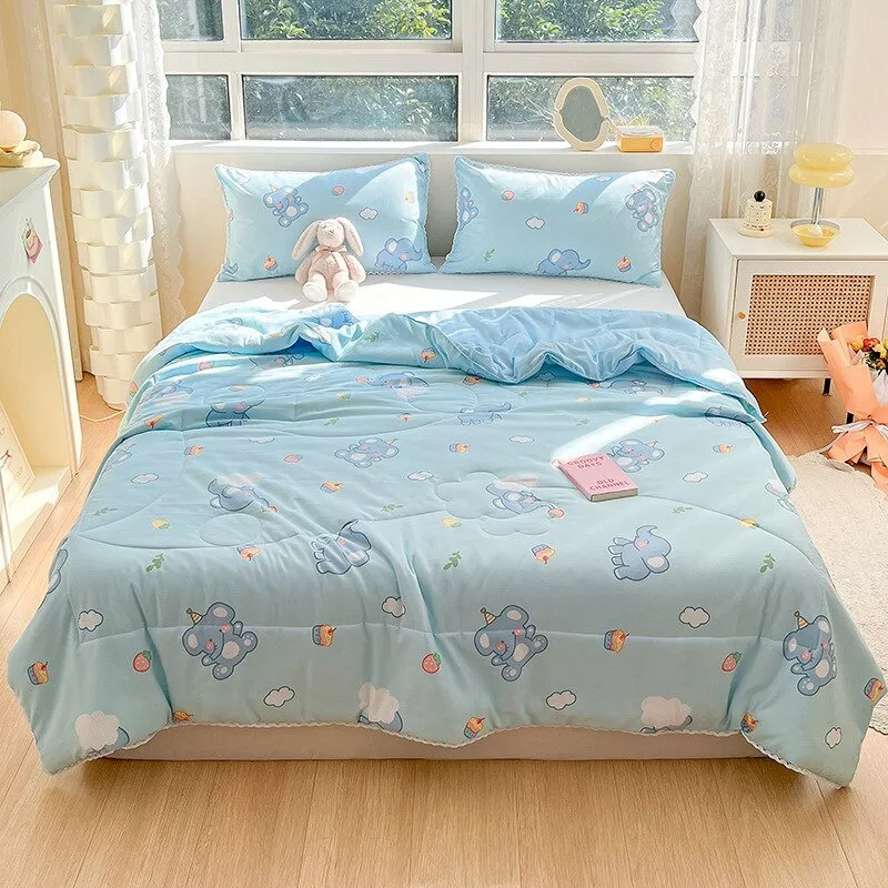 Orange Lace Summer Quilt for Kids and Adults