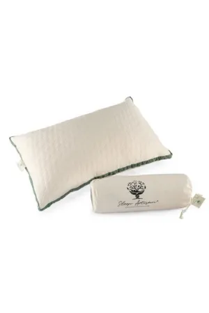 Organic Eco-Friendly Kapok & Natural latex Bed Pillows - Queen Size - Bed Pillow-Stomach, Back and Side Sleeping Pillow for All Sleepers