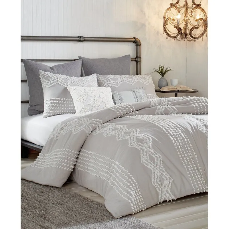 Outsey Standard Cotton Chenille Comforter Set