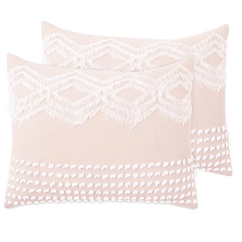 Outsey Standard Cotton Chenille Comforter Set