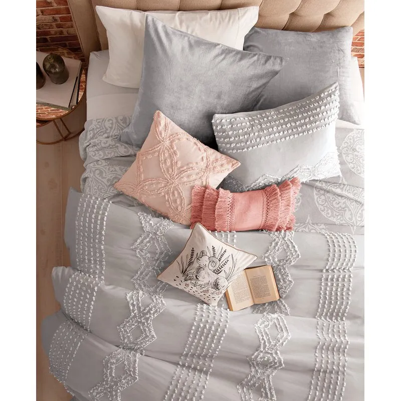 Outsey Standard Cotton Chenille Comforter Set