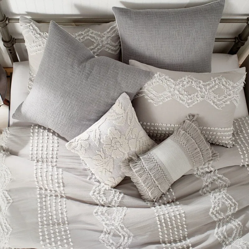 Outsey Standard Cotton Chenille Comforter Set