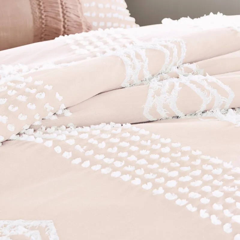 Outsey Standard Cotton Chenille Comforter Set