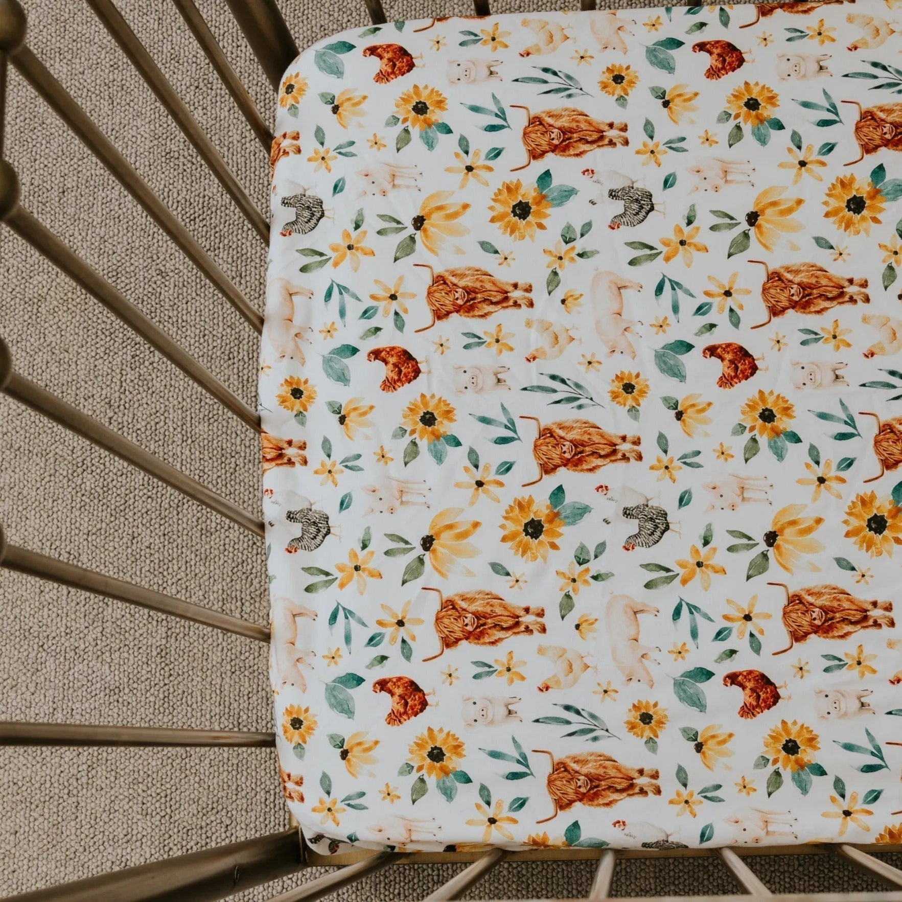 *PRE-ORDER* Waterproof Cot Sheet - Homestead