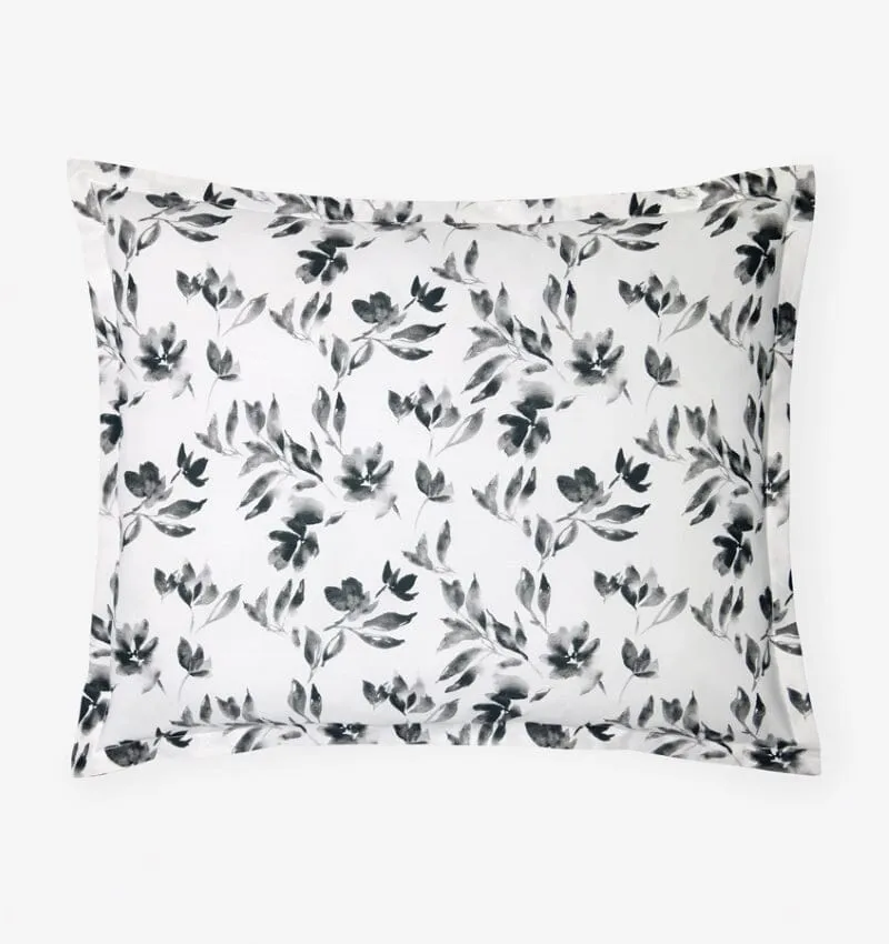 Procida Black Bedding by Sferra