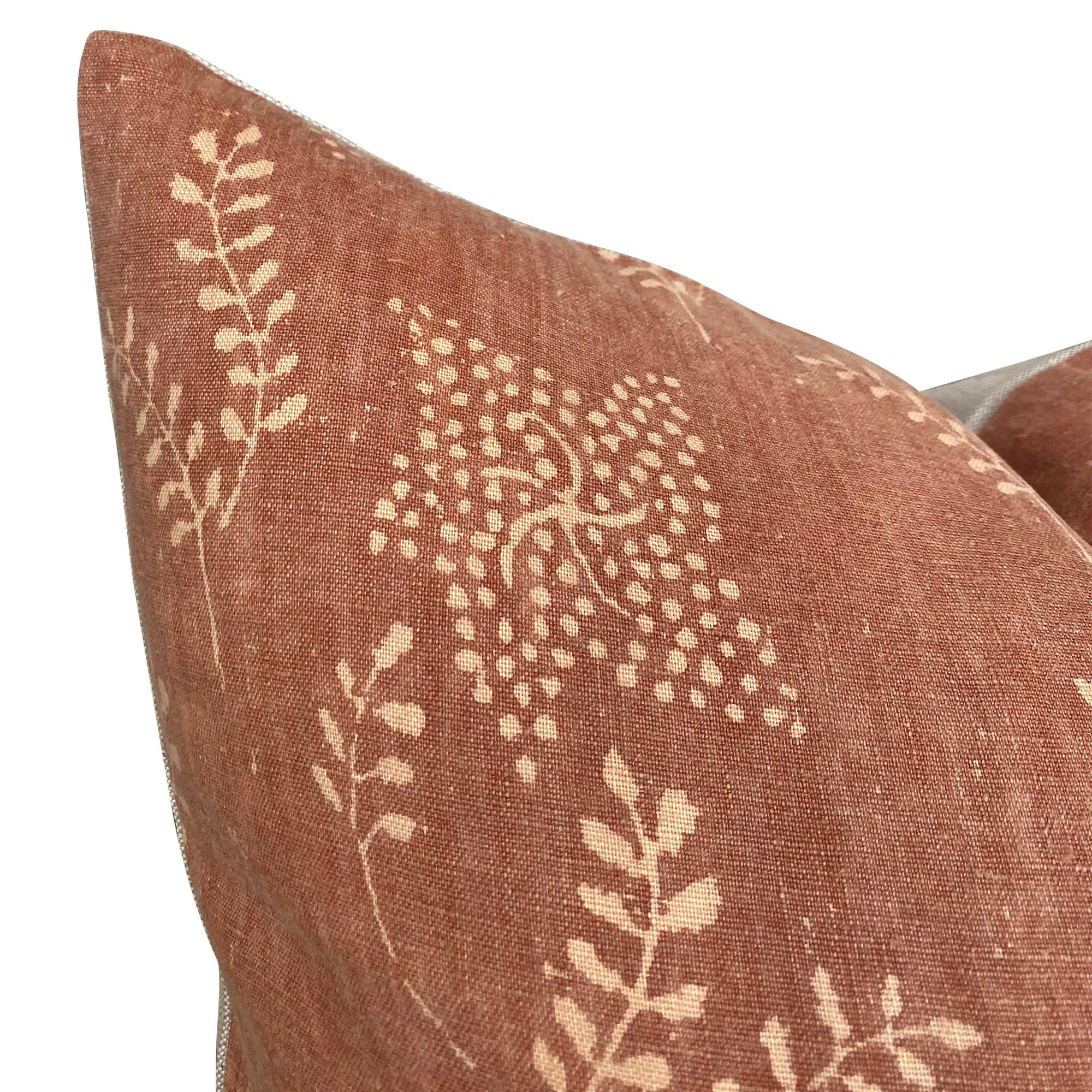 READY TO SHIP Designer Aida in Roux Pillow Cover