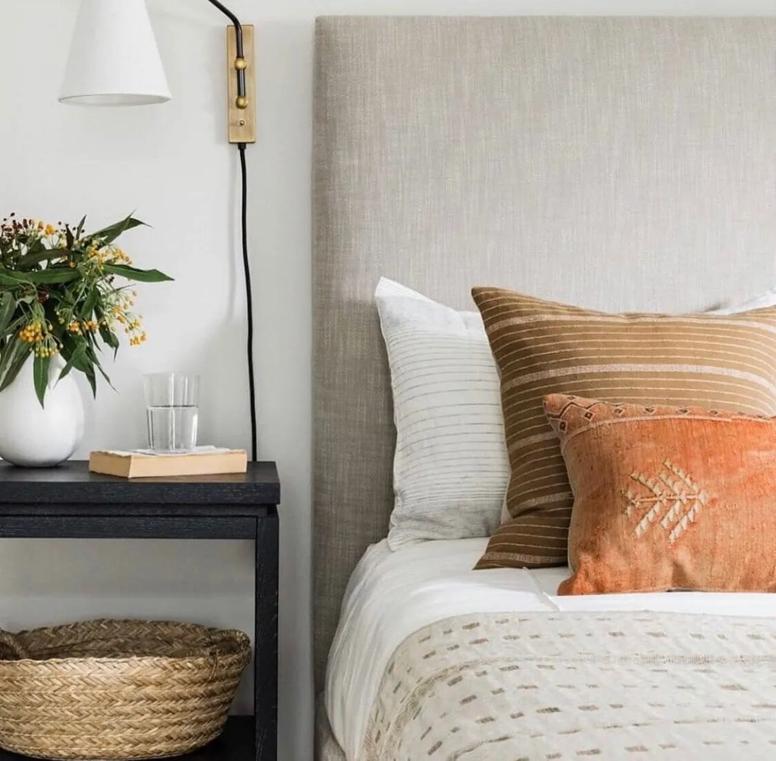 READY TO SHIP Kufri Cusco Stripe Designer Pillows in Sand